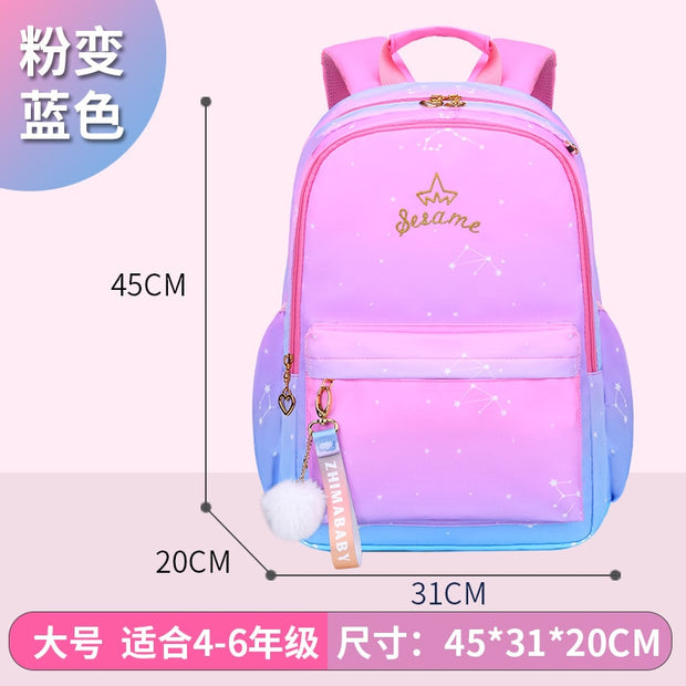 waterproof Children School Bags for Girls Primary princess school backpack Orthopedic Backpacks schoolbag kids Mochila Infantil