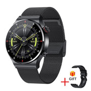 LIGE ECG+PPG Bluetooth Call Smart Watch Men 2022 Sports Bracelet NFC Waterproof Custom Watch Face Men SmartWatch For IOS Android