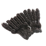 Beumax Double Drawn 12A Grade Spring Curl BUNDLES with CLOSURES &